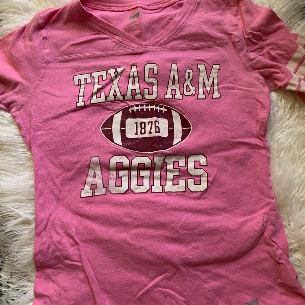 Cute Pink Texas A&M TShirt